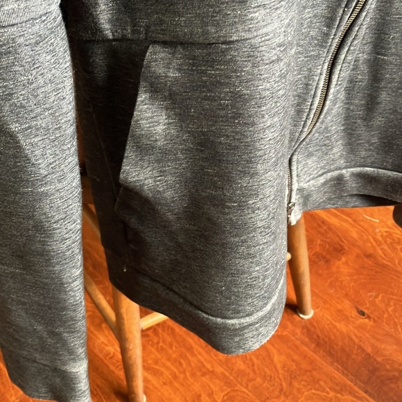 Jordan Nike Air Jordan Heavy Zip Hoodie Dark Gray - Picture 5 of 12